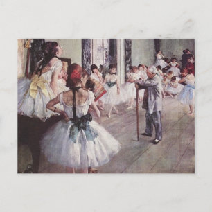 Edgar Degas Ballet Lesson Briefkaart