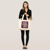 Edgar Degas Ballet Lesson Grote Tote Bag (Voorkant (model))