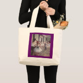 Edgar Degas Ballet Lesson Grote Tote Bag (Voorkant (product))