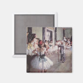 Edgar Degas Ballet Lesson Magneet (Voorkant / Achterkant)