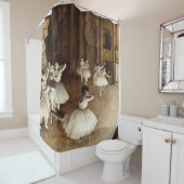 Edgar Degas - Ballet - repetitie op het podium Douchegordijn (In situ)