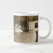 Edgar Degas - Ballet - repetitie op het podium Grote Koffiekop (Rechts)