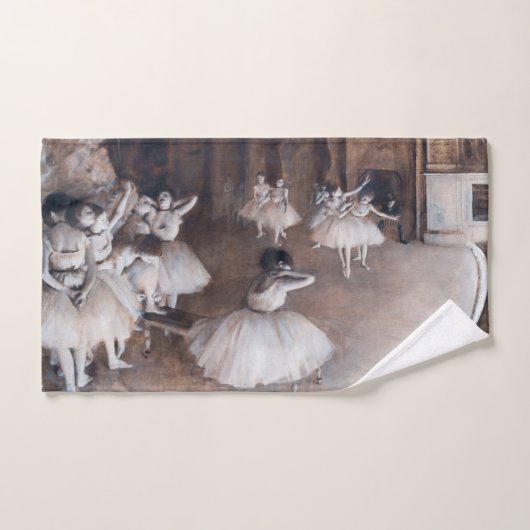 Edgar Degas - Ballet-repetitie over Stage Bad Handdoek (Handdoek)