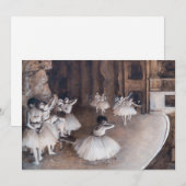 Edgar Degas - Ballet-repetitie over Stage Kaart (Voorkant / Achterkant)