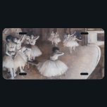 Edgar Degas - Ballet-repetitie over Stage Nummerplaat<br><div class="desc">Ballet Rehearsal on Stage / Repetition d'un ballet sur la scene - Edgar Degas,  1874</div>