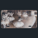 Edgar Degas - Ballet-repetitie over Stage Nummerplaat<br><div class="desc">Ballet Rehearsal on Stage / Repetition d'un ballet sur la scene - Edgar Degas,  1874</div>