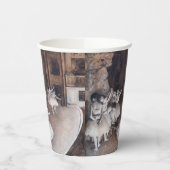 Edgar Degas - Ballet-repetitie over Stage Papieren Bekers (Links)