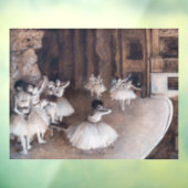 Edgar Degas - Ballet-repetitie over Stage Raamsticker (Vel 3)