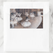 Edgar Degas - Ballet-repetitie over Stage Rechthoekige Sticker (Tas)