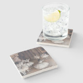 Edgar Degas - Ballet-repetitie over Stage Stenen Onderzetter (Zijkant)