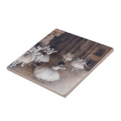 Edgar Degas - Ballet-repetitie over Stage Tegeltje (Zijkant)