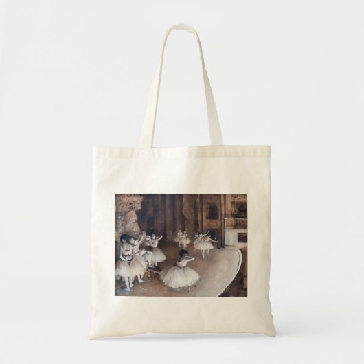 Edgar Degas - Ballet-repetitie over Stage Tote Bag (Voorkant)