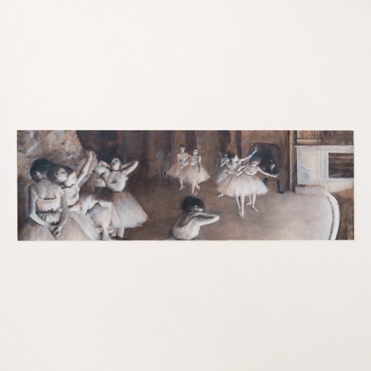 Edgar Degas - Ballet-repetitie over Stage Yogamat (Achterkant (horizontaal))