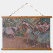 Edgar Degas Ballet Scene Ballerinas Art Wood Wall Hangend Wandkleed (Voorkant)