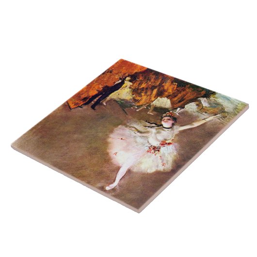 Edgar Degas - Balletdansereschilderij Tegeltje (Zijkant)