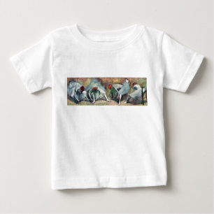 Edgar Degas - Balletdanseressen die schoenen strik