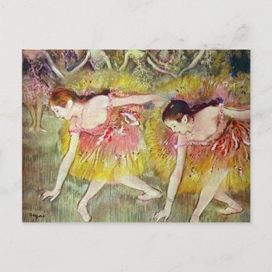 Edgar Degas - Balletdansers Briefkaart (Voorkant)