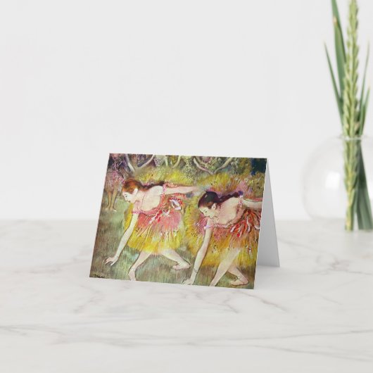 Edgar Degas - Balletdansers Kaart (Voorkant)