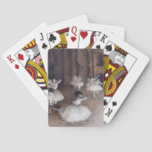 Edgar Degas - Balletherhaling op het podium Pokerkaarten (Achterkant)