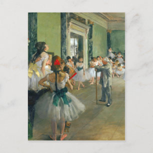 Edgar Degas - Balletklasse Briefkaart
