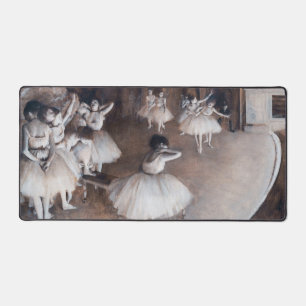 Edgar Degas - Balletrepetitie op het podium Bureaumat