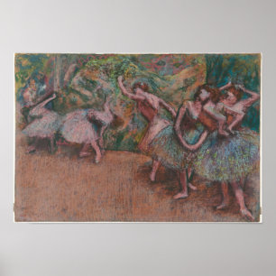 Edgar Degas  Balletsceen Poster