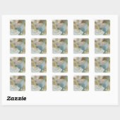 Edgar Degas | Bath Vierkante Sticker (Vel)
