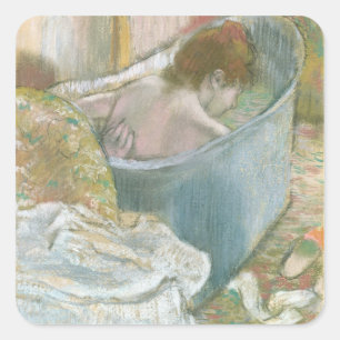 Edgar Degas   Bath Vierkante Sticker