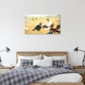 Edgar Degas | Beach scène Canvas Afdruk (Insitu (Slaapkamer))