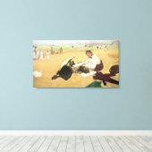 Edgar Degas | Beach scène Canvas Afdruk (Insitu (Houten vloer))
