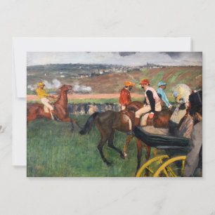 Edgar Degas - Bij de paardenrennen Kaart