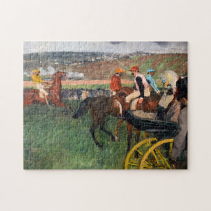 Edgar Degas - Bij de paardenrennen Legpuzzel