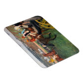 Edgar Degas - Bij de paardenrennen Magneet (Rechterzijde)