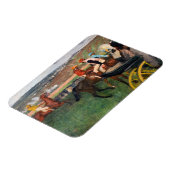Edgar Degas - Bij de paardenrennen Magneet (Linkerzijde)