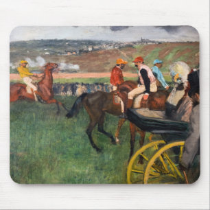 Edgar Degas - Bij de paardenrennen Muismat