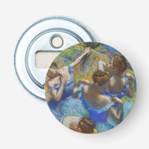 Edgar Degas - Blauwe Danseressen Button Flesopener