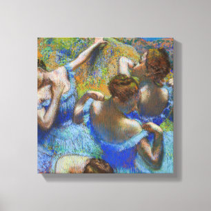 Edgar Degas - Blauwe Danseressen Canvas Afdruk