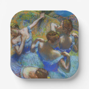 Edgar Degas - Blauwe Danseressen Papieren Bordje