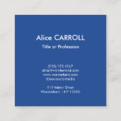 Edgar Degas - Blauwe Danseressen - QR Code Vierkante Visitekaartje (Achterkant)