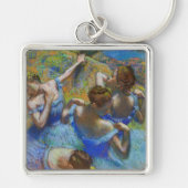 Edgar Degas - Blauwe Danseressen Sleutelhanger (Voorkant)