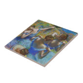 Edgar Degas - Blauwe Danseressen Tegeltje (Zijkant)