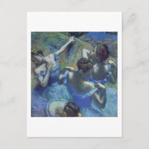 Edgar Degas Blauwe dansers, c.1899 Briefkaart