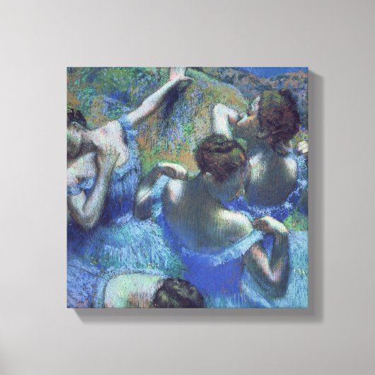 Edgar Degas | Blauwe dansers, c.1899 Canvas Afdruk (Voorkant)