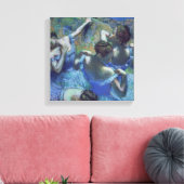 Edgar Degas | Blauwe dansers, c.1899 Canvas Afdruk (Insitu (Woonkamer))