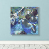 Edgar Degas | Blauwe dansers, c.1899 Canvas Afdruk (Insitu (Houten vloer))