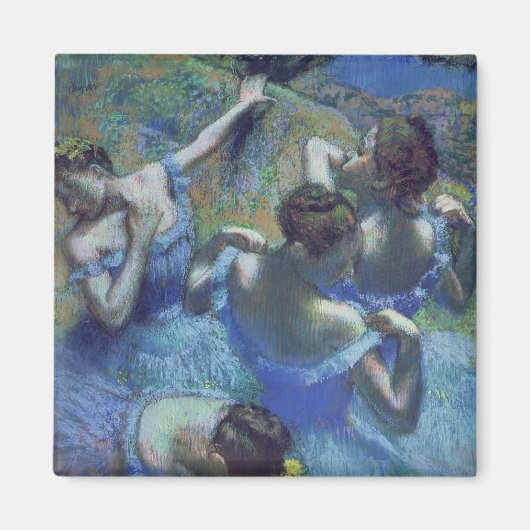 Edgar Degas | Blauwe dansers, c.1899 Magneet (Voorkant)