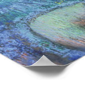 Edgar Degas | Blauwe dansers, c.1899 Poster (Hoek)