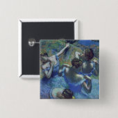 Edgar Degas | Blauwe dansers, c.1899 Vierkante Button 5,1 Cm (Voorkant /achterkant)
