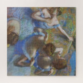 Edgar Degas Blue Ballet Dancers Classic Impression Legpuzzel (Horizontaal)