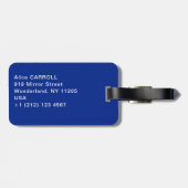 Edgar Degas - Blue Dancers Bagagelabel (Achterkant horizontaal)